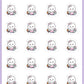 Crafting Planner Stickers - Dottie The Sugar Bug - [674]