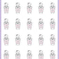 Hot Coffee Cup Planner Stickers - Dottie The Sugar Bug - [676]