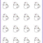 Coffee Cup Planner Stickers - Dottie The Sugar Bug - [678]