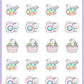 Laundry Planner Stickers - Dottie The Sugar Bug - [683]