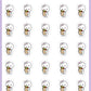 Groceries Planner Stickers - Dottie The Sugar Bug - [695]