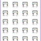 Computer Work Planner Stickers - Dottie The Sugar Bug - [696]