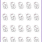 Mommy Daughter Planner Stickers - Dottie The Sugar Bug - [698]
