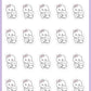 Mommy Son Planner Stickers - Dottie The Sugar Bug - [699]