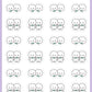 Male Couple Planner Stickers - Dottie The Sugar Bug - [704]