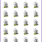 Here Lies My Money Planner Stickers - Boo and Lunar [708]