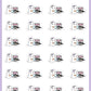 Laundry Planner Stickers - Boo and Lunar [716]