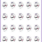 Heart Planner Stickers - Boo and Lunar [719]
