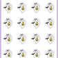 Bee Planner Stickers - Boo and Lunar [720]