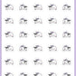 Peeking Planner Stickers - Boo and Lunar [730]