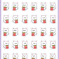 ICON SIZE - Popcorn Planner Stickers - Coconut the Puppy [735]