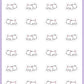 ICON SIZE - Nope Planner Stickers - Coconut the Puppy [736]