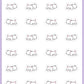 ICON SIZE - Nope Planner Stickers - Coconut the Puppy [736]