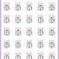 Reading Planner Stickers - Coconut the Puppy [738]