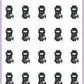 Fancy Tea Party Planner Stickers - Monty The Bat [743]