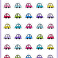 Cars Planner Stickers - Doodles - [761]