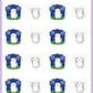 ICON SIZE - Sparklers Planner Stickers - Snowball The Cat - [763]