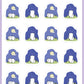 ICON SIZE - Stargazing Planner Stickers - Snowball The Cat - [765]