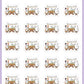 ICON SIZE - Lemonade Picnic Planner Stickers - Snowball The Cat - [766]