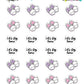 Cat Slippers Planner Stickers - Cat Shaped Icons -  [905]