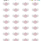 Kitty Face Mask Planner Stickers - Cat Shaped Icons - [911]