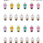 Bubble Tea Planner Stickers - Cat Shaped Icons - [915]