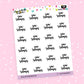 New Releases Planner Stickers - Script / Text - [924]