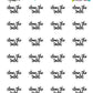 Clean The Toilet Planner Stickers - Script / Text - [925]
