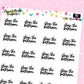 Clean The Bathroom Planner Stickers - Script / Text - [931]