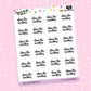 Clean The Windows Planner Stickers - Script / Text - [932]