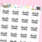 Clean The Windows Planner Stickers - Script / Text - [932]