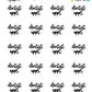 Dentist Appointment Planner Stickers - Script / Text - [937]