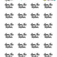 Clean The Kitchen Planner Stickers - Script / Text - [940]