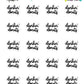 Dunkin Doughnuts Planner Stickers - Script / Text - [956]