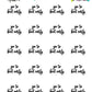 Go To Bed Early Planner Stickers - Script / Text - [966]