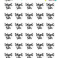 Red Basket Shopping Planner Stickers - Script / Text - [974]