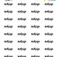 Exercise Planner Stickers - Script / Text - [975]