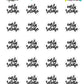 Early Release Planner Stickers - Script / Text - [996]