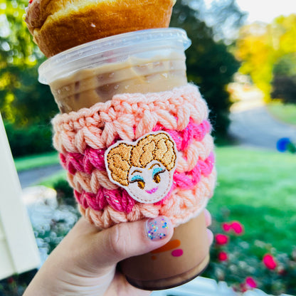 Glorious Morning Crochet Cup Cozie Sleeve