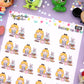 Tea Party Planner Stickers - Magical Planner Stickers - Magical May - [1556]