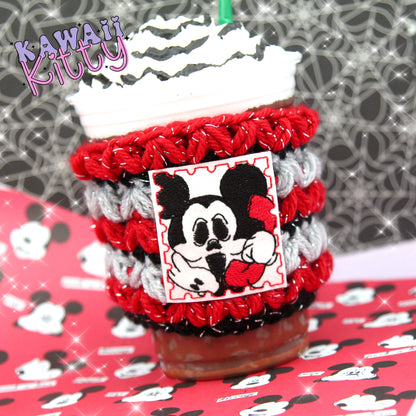 Answer The Call Crochet Cup Cozie Sleeve