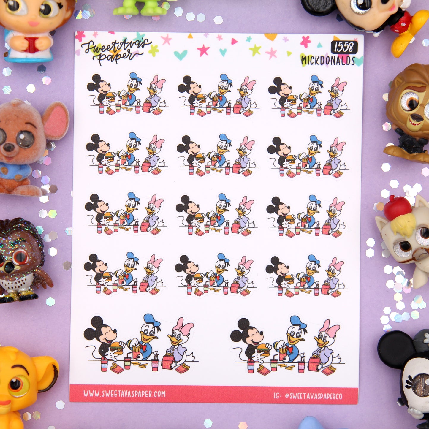 Fast Food Shopping Planner Stickers - Magical Planner Stickers - Magical May - [1558]