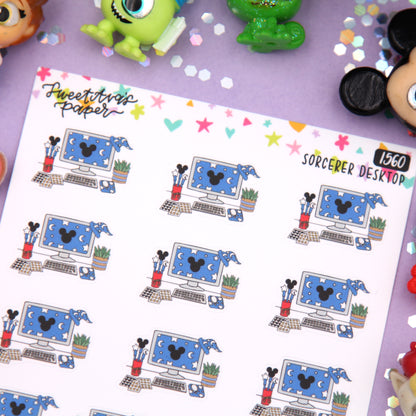Starry Magical Desktop Planner Stickers - Magical Planner Stickers - Magical May - [1560]
