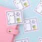 Snowball Quarantine Inside - Cat Vinyl Die Cut Sticker