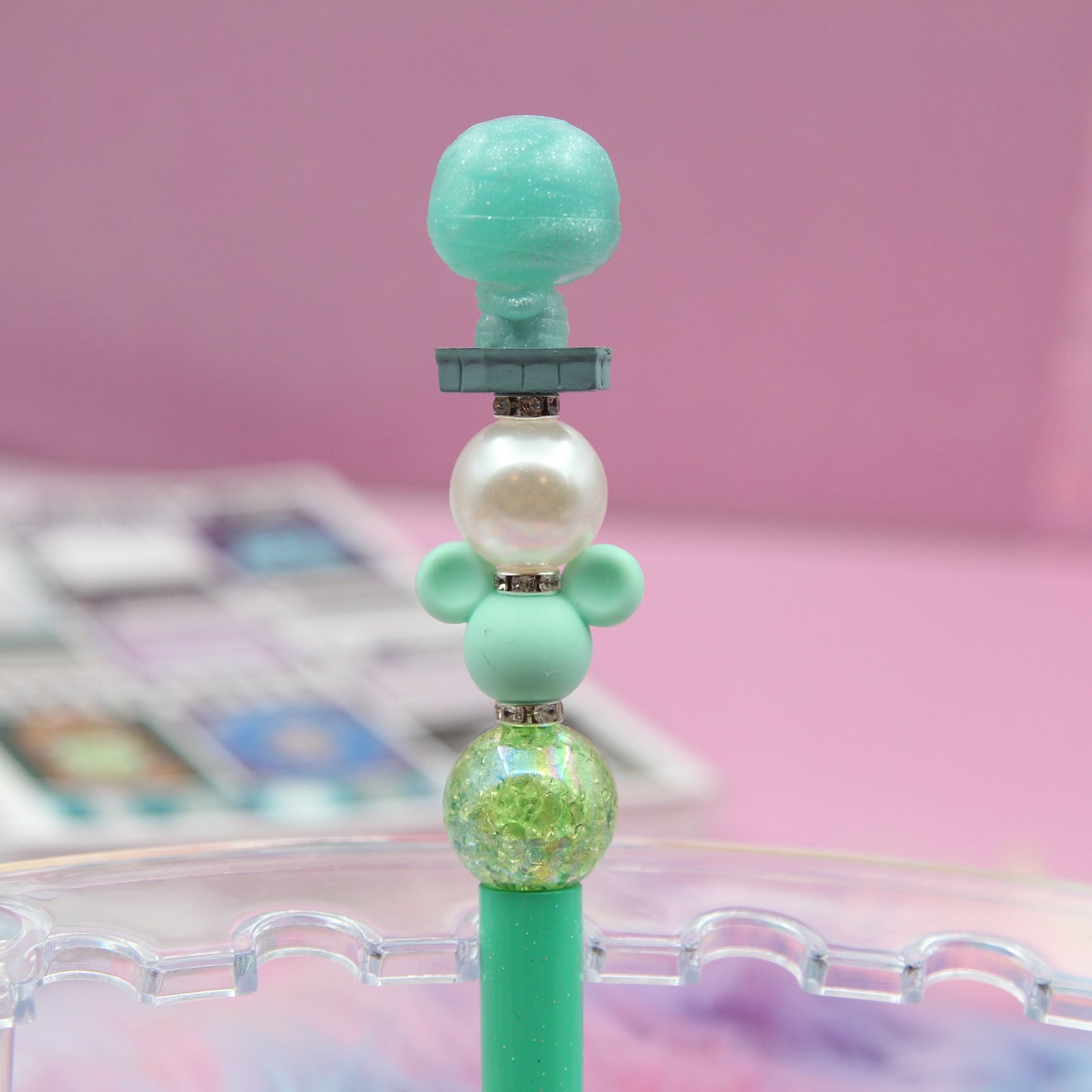 Haunted Mummy Beaded Pen