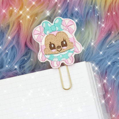 Mouse Girl Squishy Planner Clip
