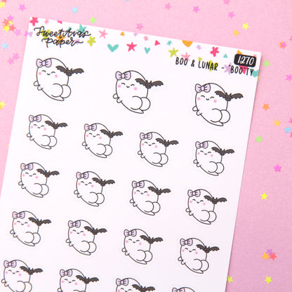 Booty Butt Planner Stickers - Boo and Lunar [1270]