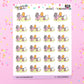 Playground Planner Stickers - Snowball The Cat [1506]