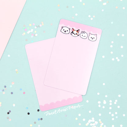Sweet Ava’s Paper Character Washi Tape Card - Washi Tape Organizer - Washi Organzing Idea - Planning on the Go - Travel Washi Card - Washi Samp