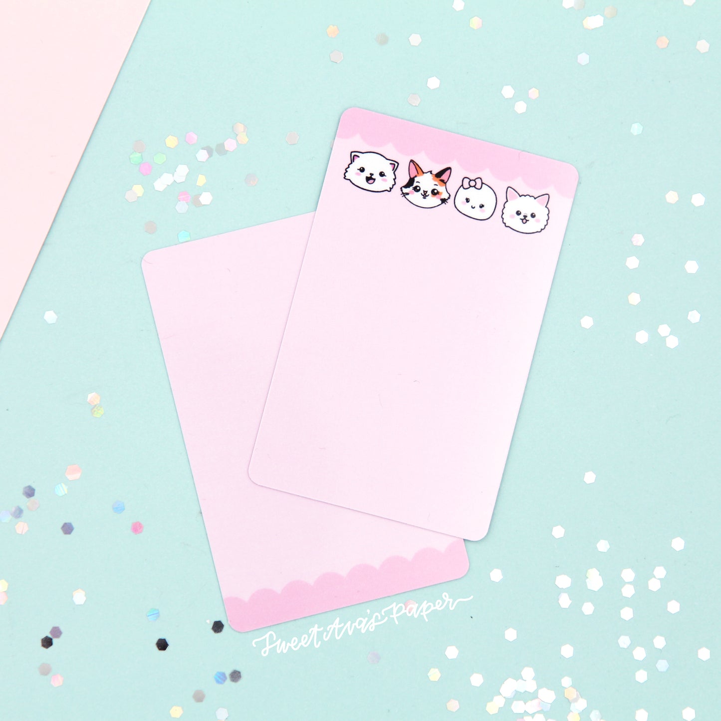 Paper + Thread Character Washi Tape Card - Washi Tape Organizer - Washi Organzing Idea - Planning on the Go - Travel Washi Card - Washi Samp